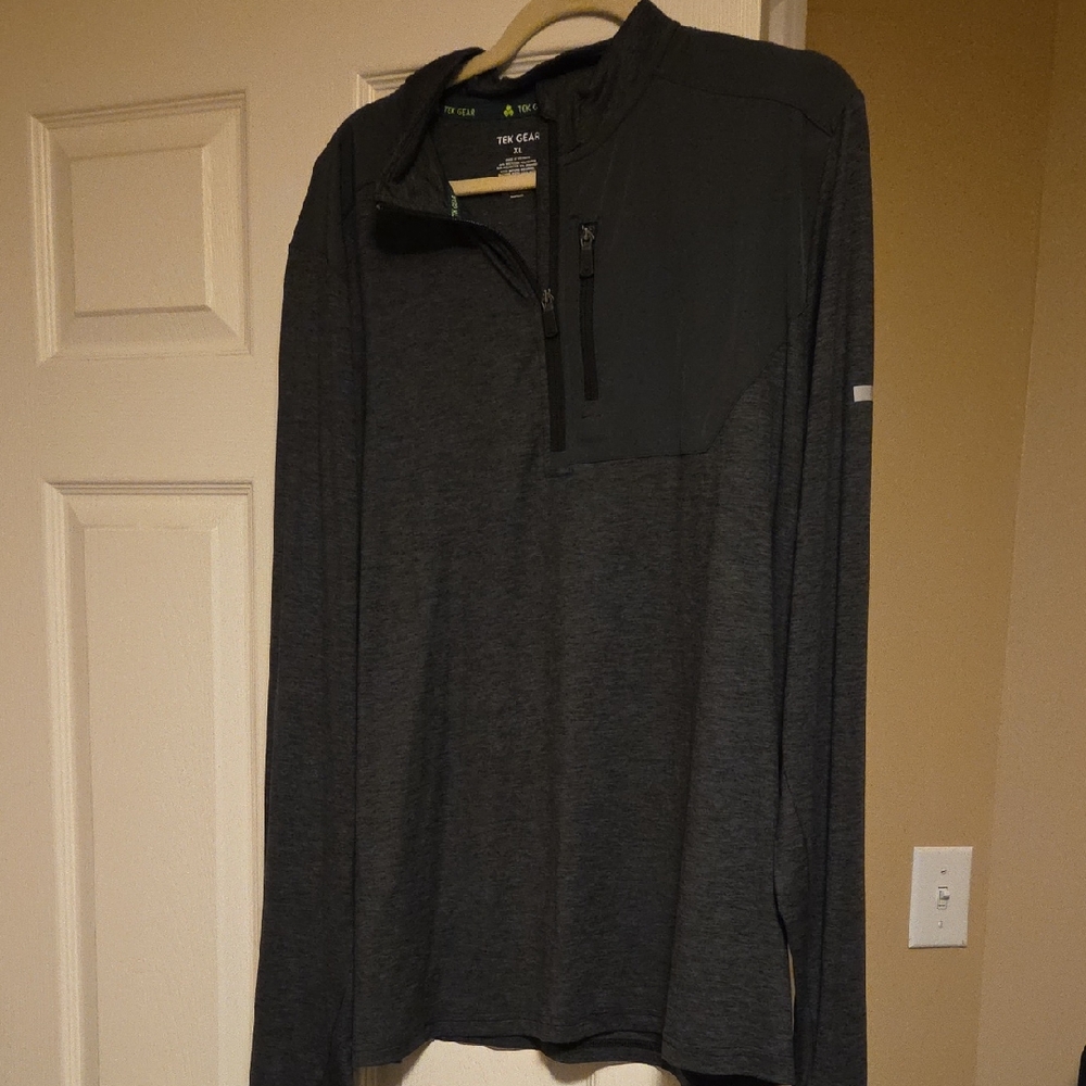 Tek Gear Dark Gray Zip-Up Jacket